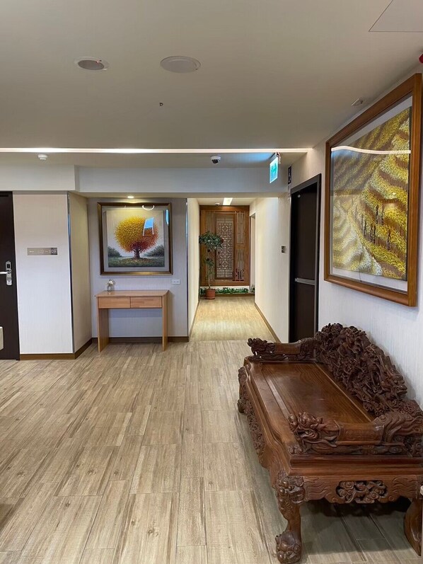 Sala de estar en el lobby