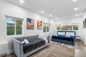 6 bedrooms, iron/ironing board, travel crib, WiFi