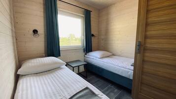 House | 2 bedrooms, individually furnished, bed sheets