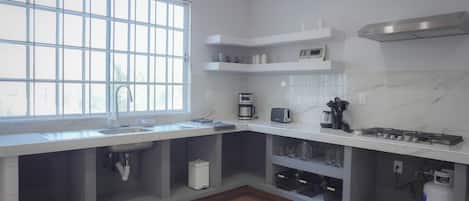 Departamento Confort | Cocina privada | Tetera eléctrica