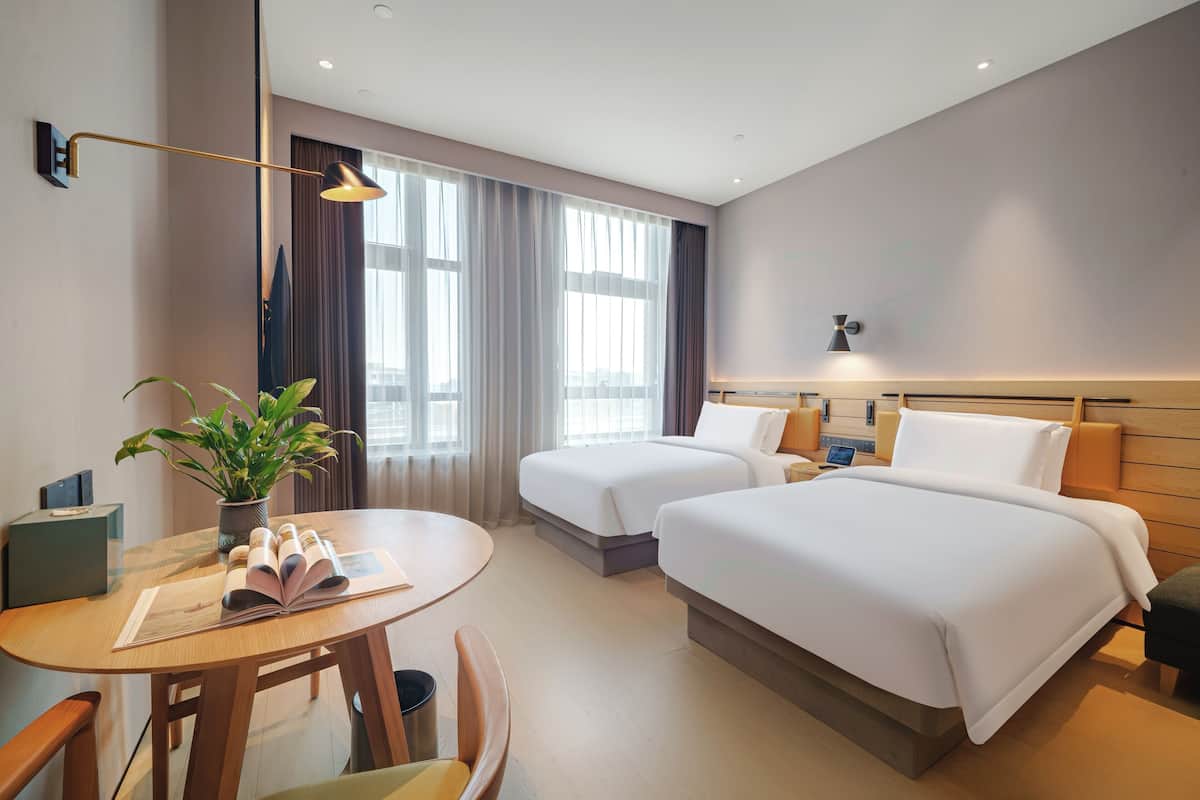 Superior Twin kamer | Luxe beddengoed, donsdekens, bedden met traagschuimmatrassen