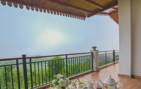 Vue depuis le balcon