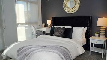 1 chambre, fer et planche à repasser, Wi-Fi, literie fournie