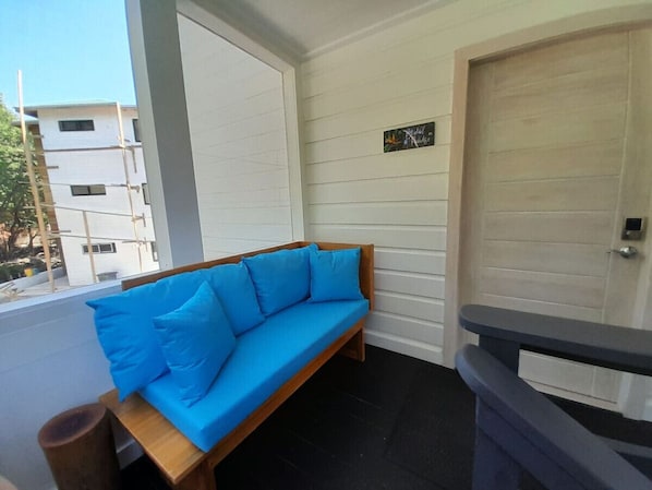 Façana frontal de l'allotjament