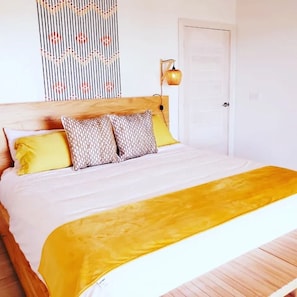 Vila luxo, 3 quartos, vista para o oceano | Roupas de cama premium, cofres nos quartos, cortinas blackout