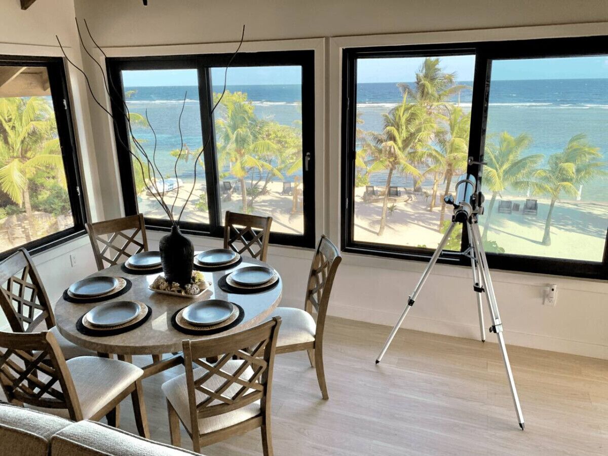 Deluxe Villa, 3 Bedrooms, Ocean View | Living area