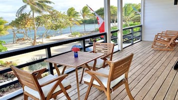 Deluxe Villa, Kitchen, Ocean View | Terrace/patio