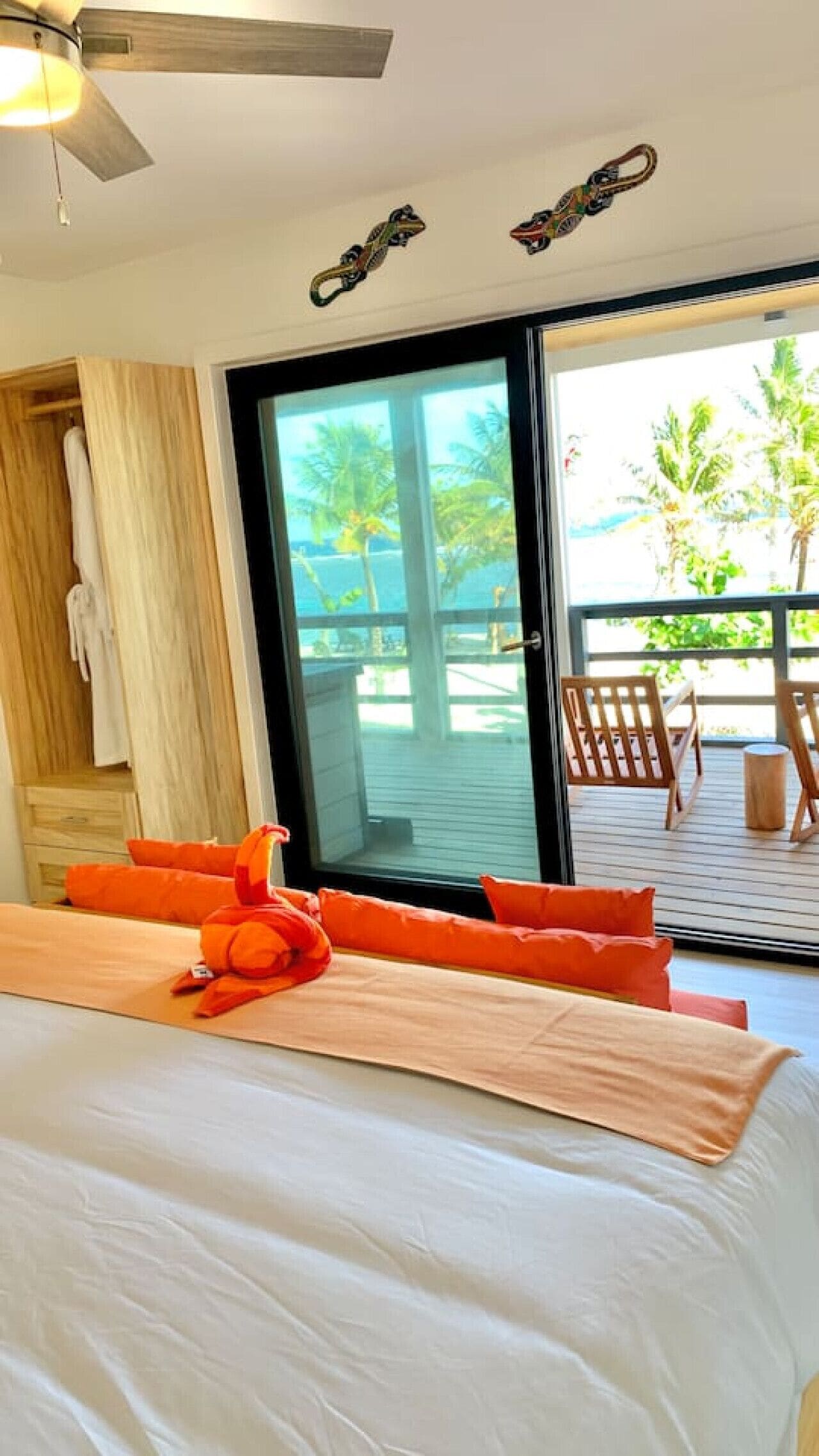 Vila Deluks, dapur, pemandangan samudra | Seprai premium, brankas, tirai kedap cahaya, dan setrika/meja setrika