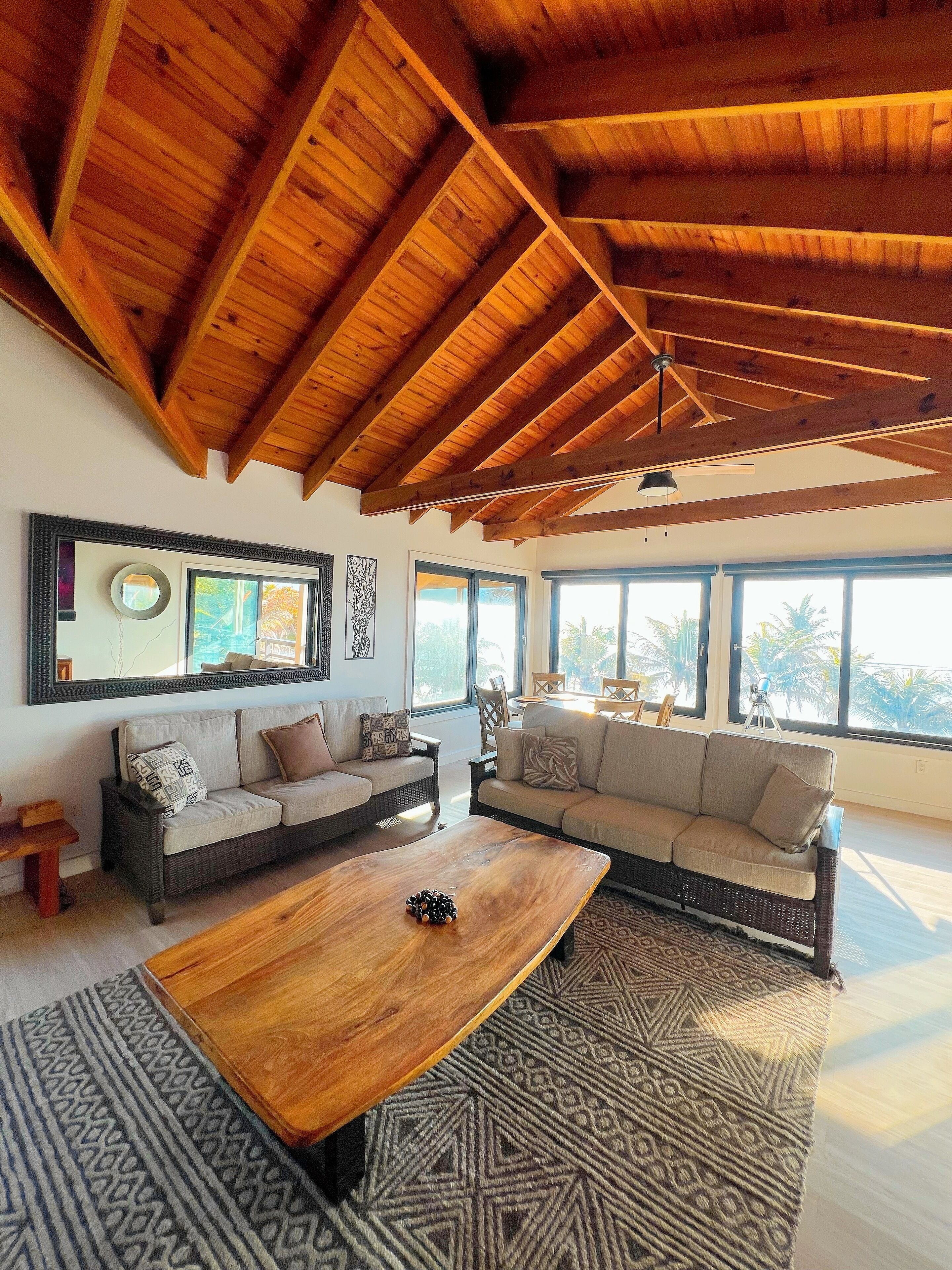 Villa Deluxe, 3 habitaciones, vistas al mar | Zona de estar