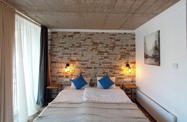 1 غرفة نوم وواي فاي مجانًا وملاءات أسرّة