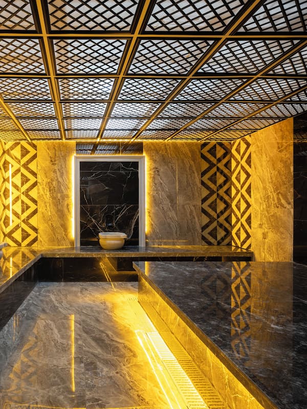 Sauna, hammam, hammam, soins d'aromathérapie