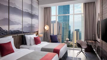 Minibar, in-room safe, desk, blackout drapes