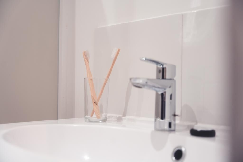 Shower, hair dryer