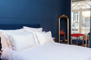 Hästens Suite | Premium bedding, Select Comfort beds, in-room safe, desk