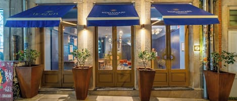 Majoituspaikan julkisivu