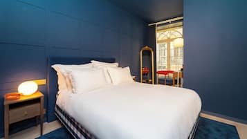 Hästens Suite | Premium bedding, Select Comfort beds, in-room safe, desk