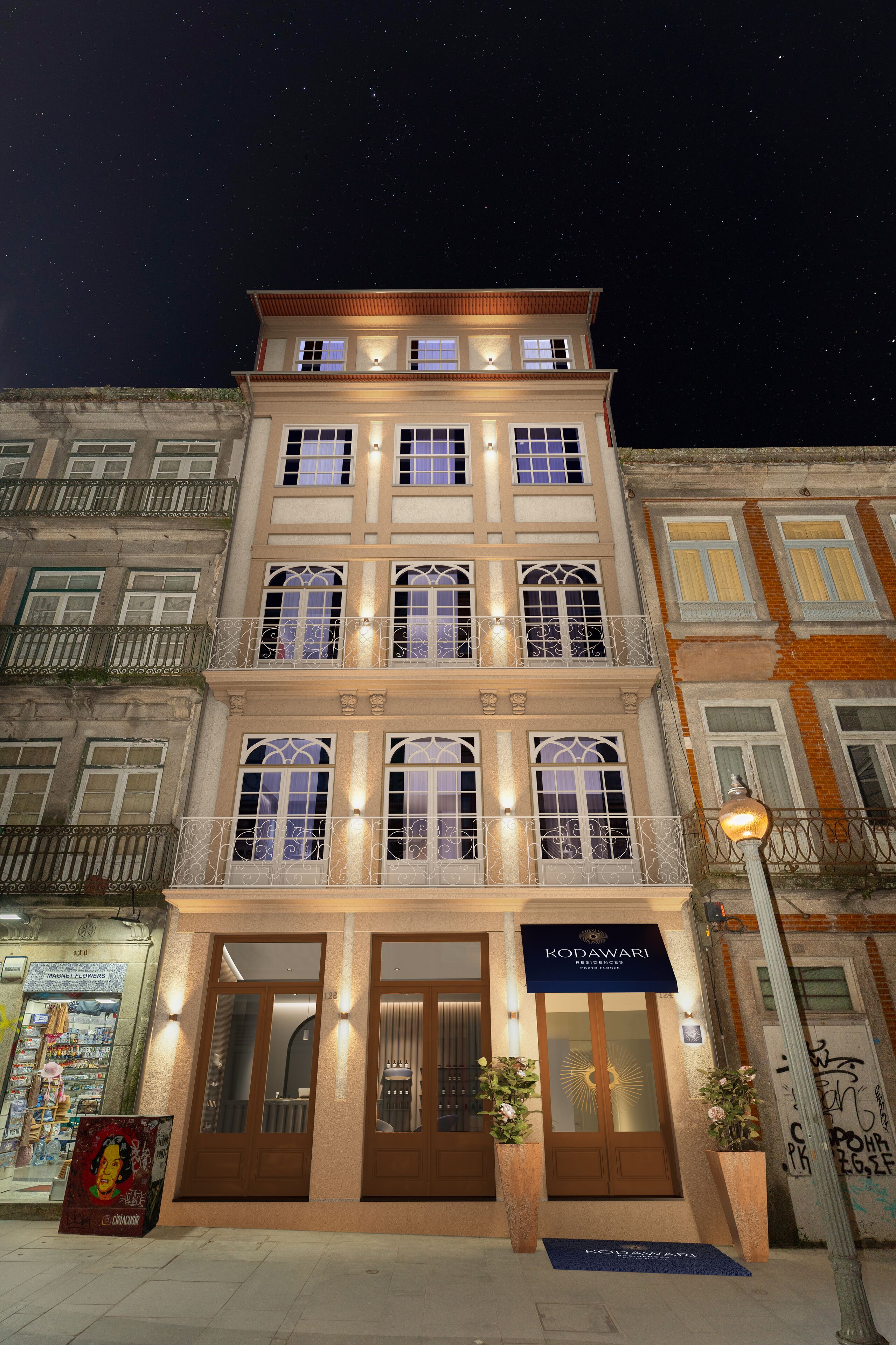 Façade de l’hébergement