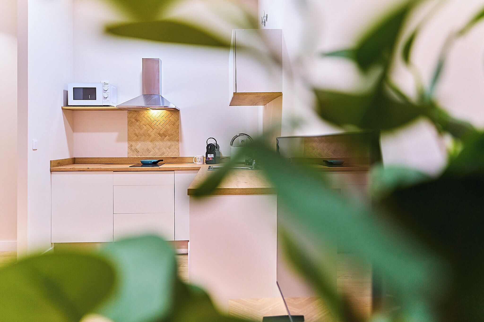 Superior Studio | Private kitchen | Mini-fridge, microwave, oven, stovetop