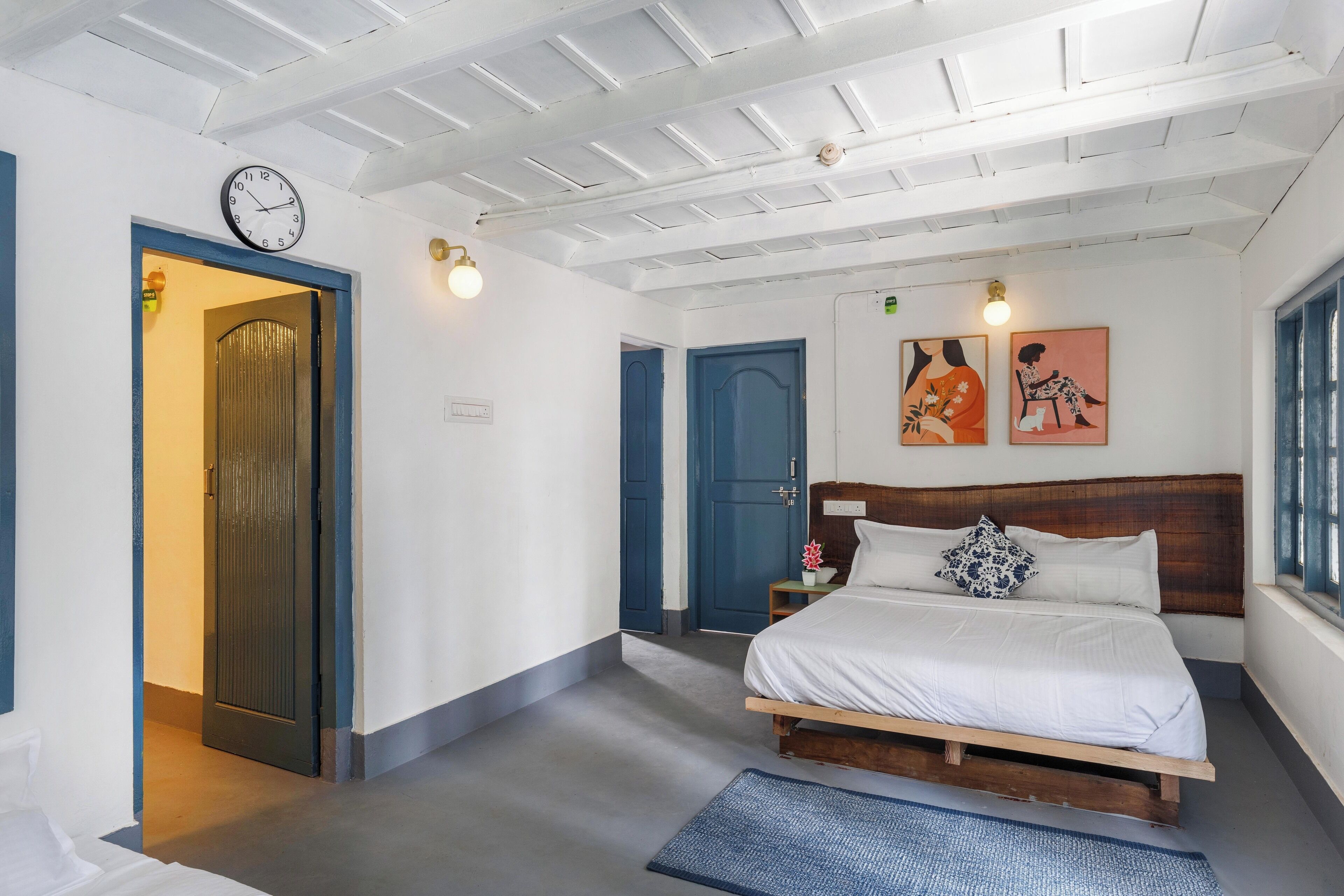 Comfort Quadruple Room, Mountain View | Egyptian cotton sheets, premium bedding, free WiFi