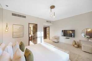 Luxe appartement | 4 slaapkamers, luxe beddengoed, pillowtop-bedden, gratis wifi