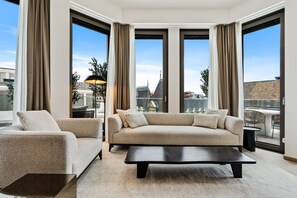 Luxury-Apartment, 2 Schlafzimmer, Stadtblick