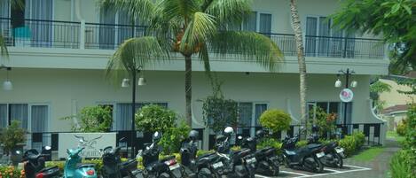 Majoituspaikan julkisivu