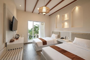 Chambre Standard avec lits jumeaux | Bureau, chambres insonorisées, Wi-Fi gratuit