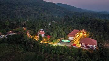 Front of property – evening/night