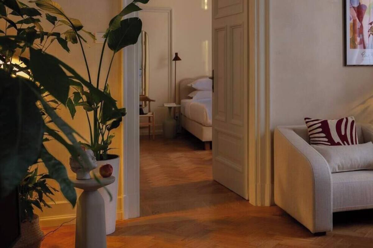 Appartement Deluxe, 2 chambres, non-fumeur | Système d’insonorisation, fer et planche à repasser