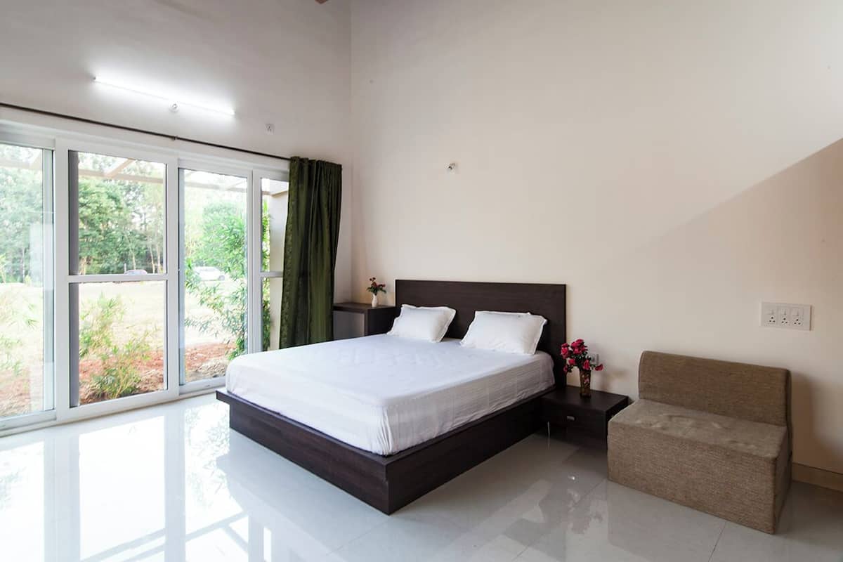 Casa de campo standard, varanda, vista para o jardim | 1 quarto, Wi-Fi de cortesia, acesso para cadeiras de rodas