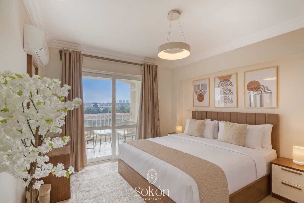 Superior Apartment, 3 Bedrooms, City View | Peti besi dalam bilik, dilengkapkan perabot secara berasingan 