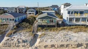 Exterior - "Sea Notes" Oceanfront Cottage in Surf City (Surf City)