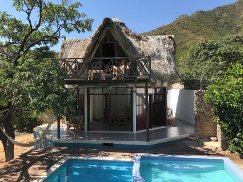 Private house with pool in Taganga. In the middle of nature, 10 minutes from Santa Marta.