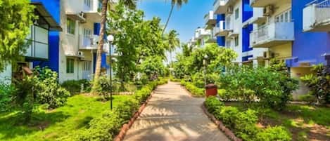 Fachada de la propiedad