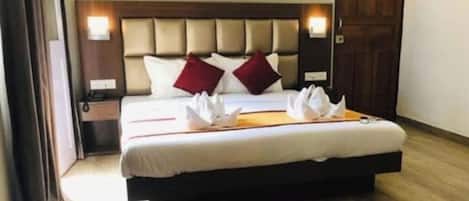 Chambre Deluxe, balcon, vue sur le jardin | Literie de qualité, lit de bébé (supplément), accÚs au Wi-Fi (inclus)