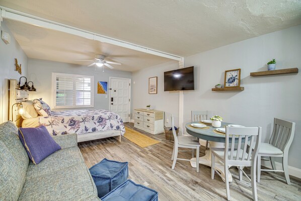 Front of property - Half-mi to Ocean: Cape Canaveral Beach Hideaway! (Cape Canaveral)