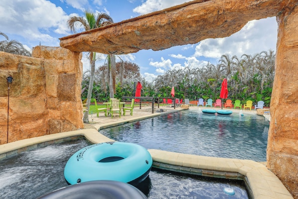 Villa (5 Bedrooms) | Front of property - Pool & Spa: Spacious Port St Lucie Villa! (Port Saint Lucie)