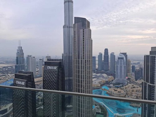 Modern 4BR Penthouse with Full Burj Khalifa View
