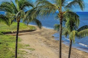 On the beach - Menehune Shores #621 6th floor Ocean View, A/C Throughout, Pool/BBQ area (Kihei)