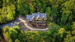 Exterior - Private Indoor Pool • Luxury Lodge • Theater, Firepit (Sevierville)
