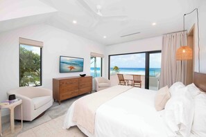 5 bedrooms, iron/ironing board, travel crib, free WiFi - Halcyon Point: New Luxurious Oceanfront Villa w/ Pool, Spa + Tanning Terrace (Grand Cayman)