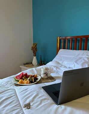 3 soverom, strykejern/-brett, wi-fi og sengetøy