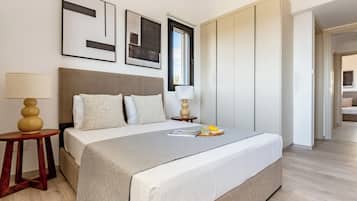 Apartamento, 2 habitaciones, balcón, vistas a la ciudad | 1 dormitorio