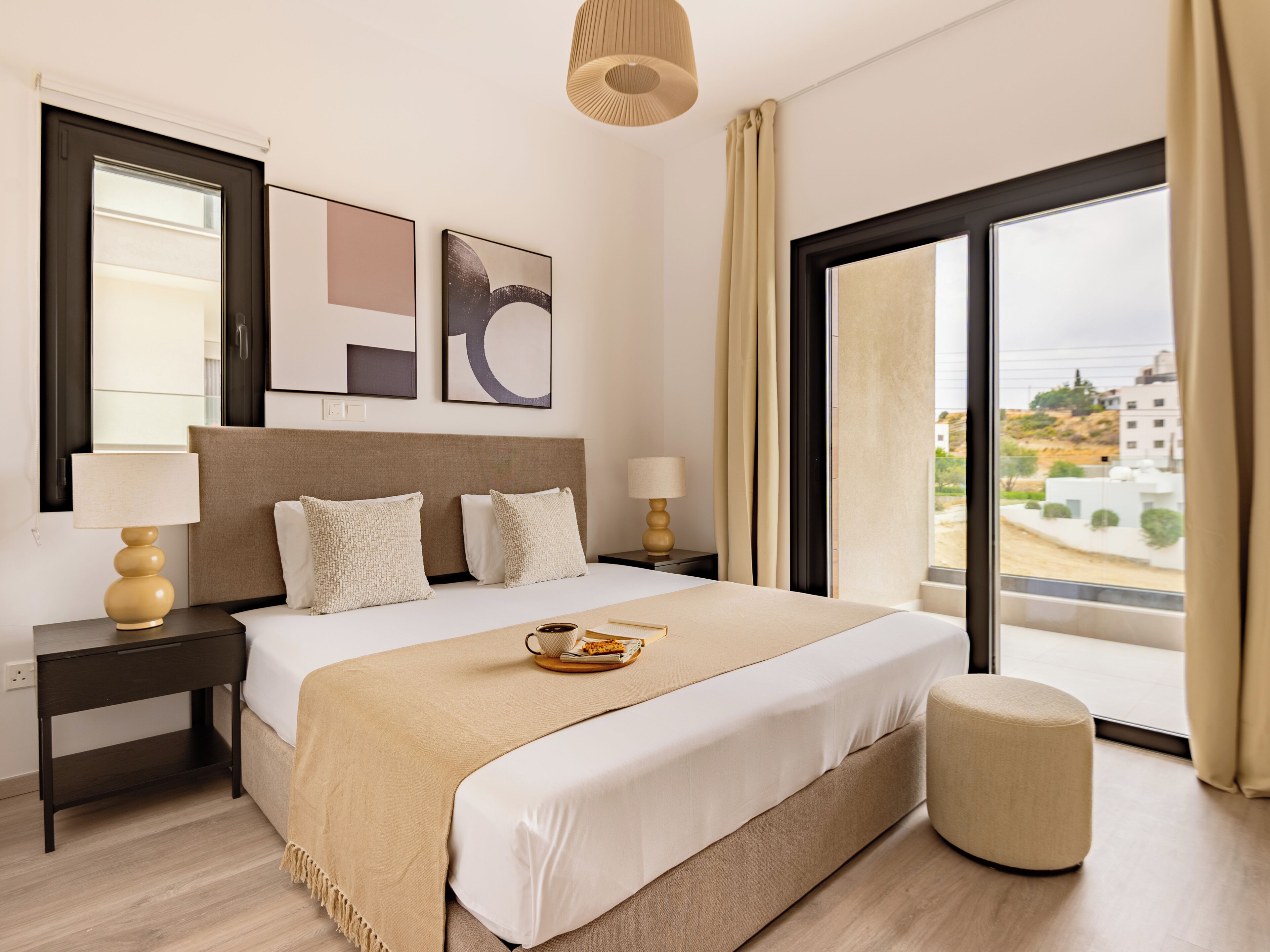 Apartament, 2 dormitoris, balcó, vistes a la ciutat | 1 dormitori 