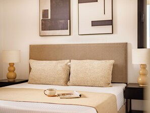 Apartemen, 3 kamar tidur, balkon, pemandangan kota | 1 kamar tidur