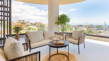 Appartement, 3 chambres, balcon, vue ville | Balcon