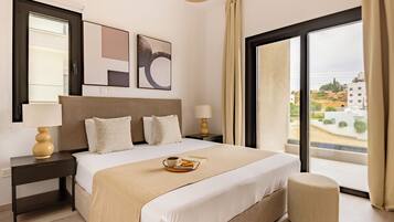 Apartment, 2 Schlafzimmer, Balkon, Stadtblick | 1 Schlafzimmer