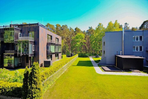 Beach and forest  front apartment in Dzintari