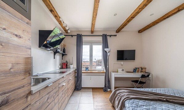 1 bedroom, desk, iron/ironing board, WiFi - Lacplesa st | City center | Quiet | Entire studio (Rīga)