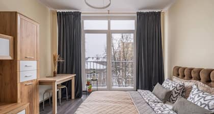 Grizinkalns studio apartment with free parking